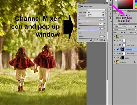 How to Use the Channel Mixer in Photoshop to Change